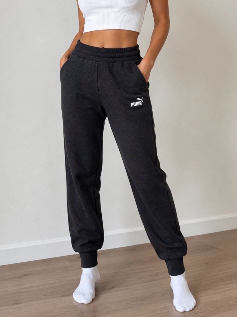 Puma Black Track Pants